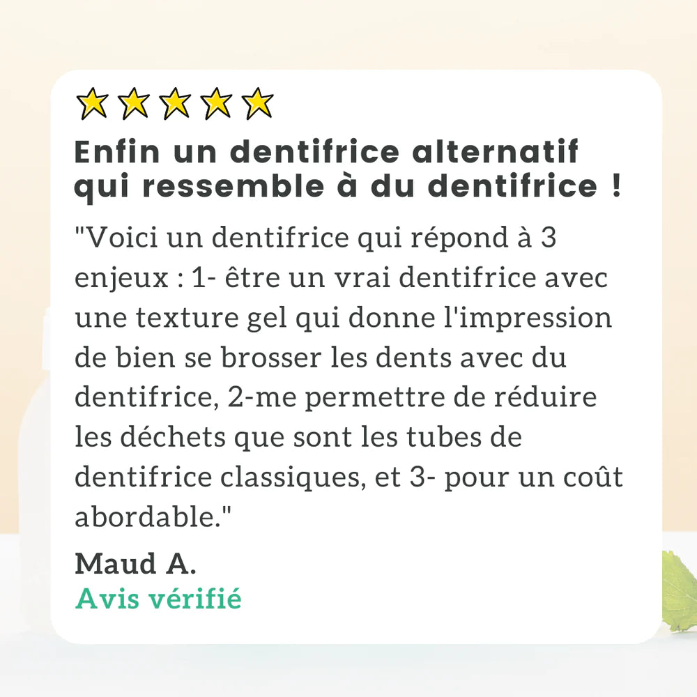 Avis sur le dentifrice au citron Pimpant
