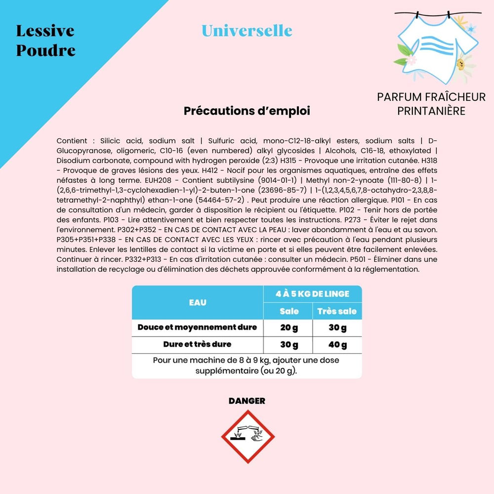 Recharge Lessive Universelle