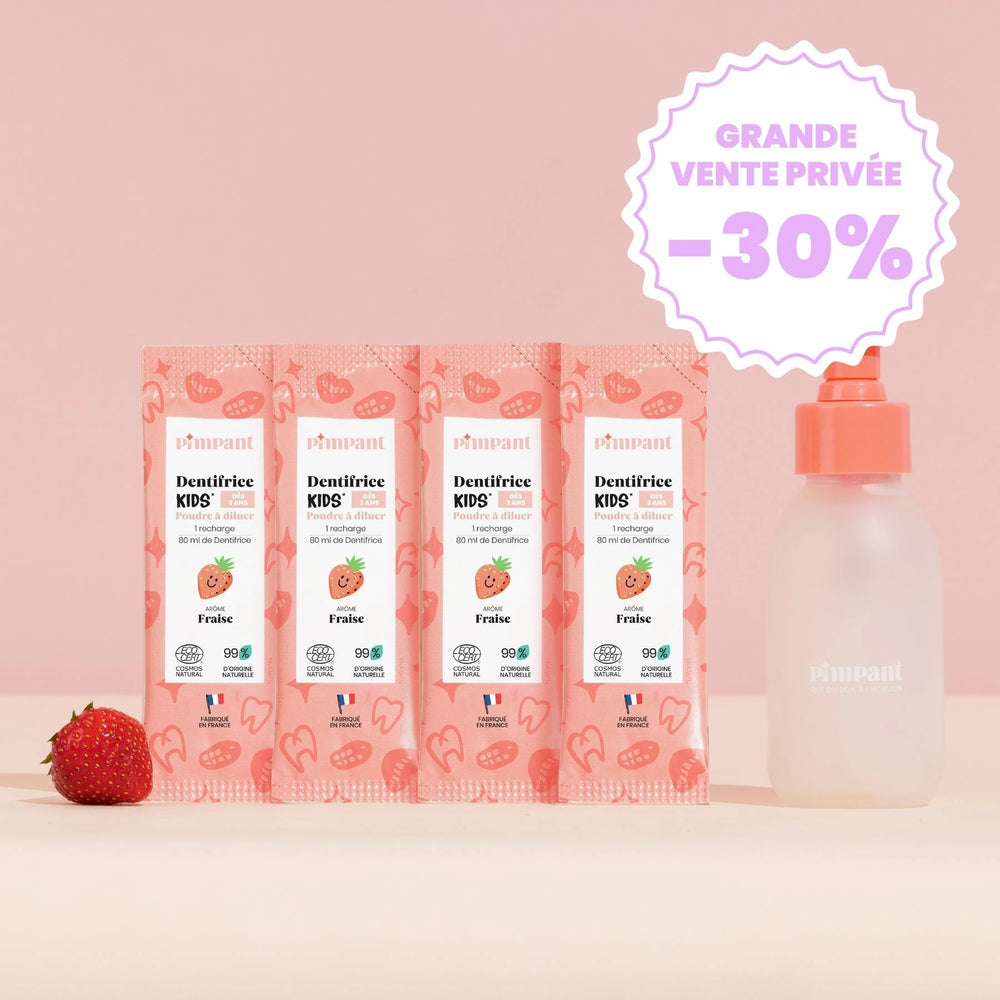 Pack Dentifrice Kids Fraise