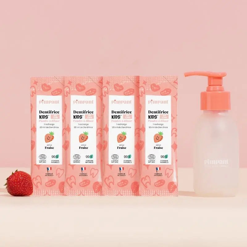 Pack Dentifrice Kids Fraise