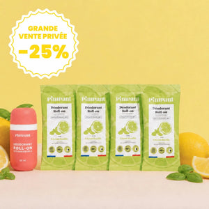 Pack Déodorant Roll-On Citron-Basilic