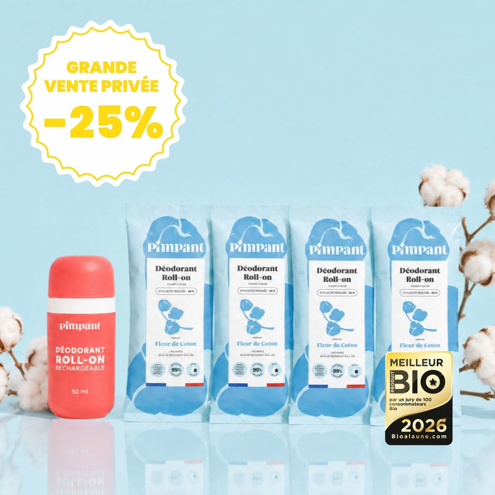 Pack Déodorant Roll-On Fleur de Coton