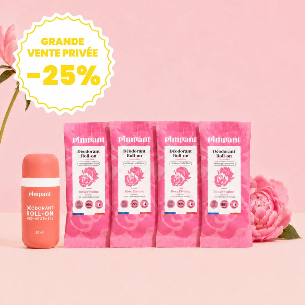 Pack Déodorant Roll-On Rose-Pivoine