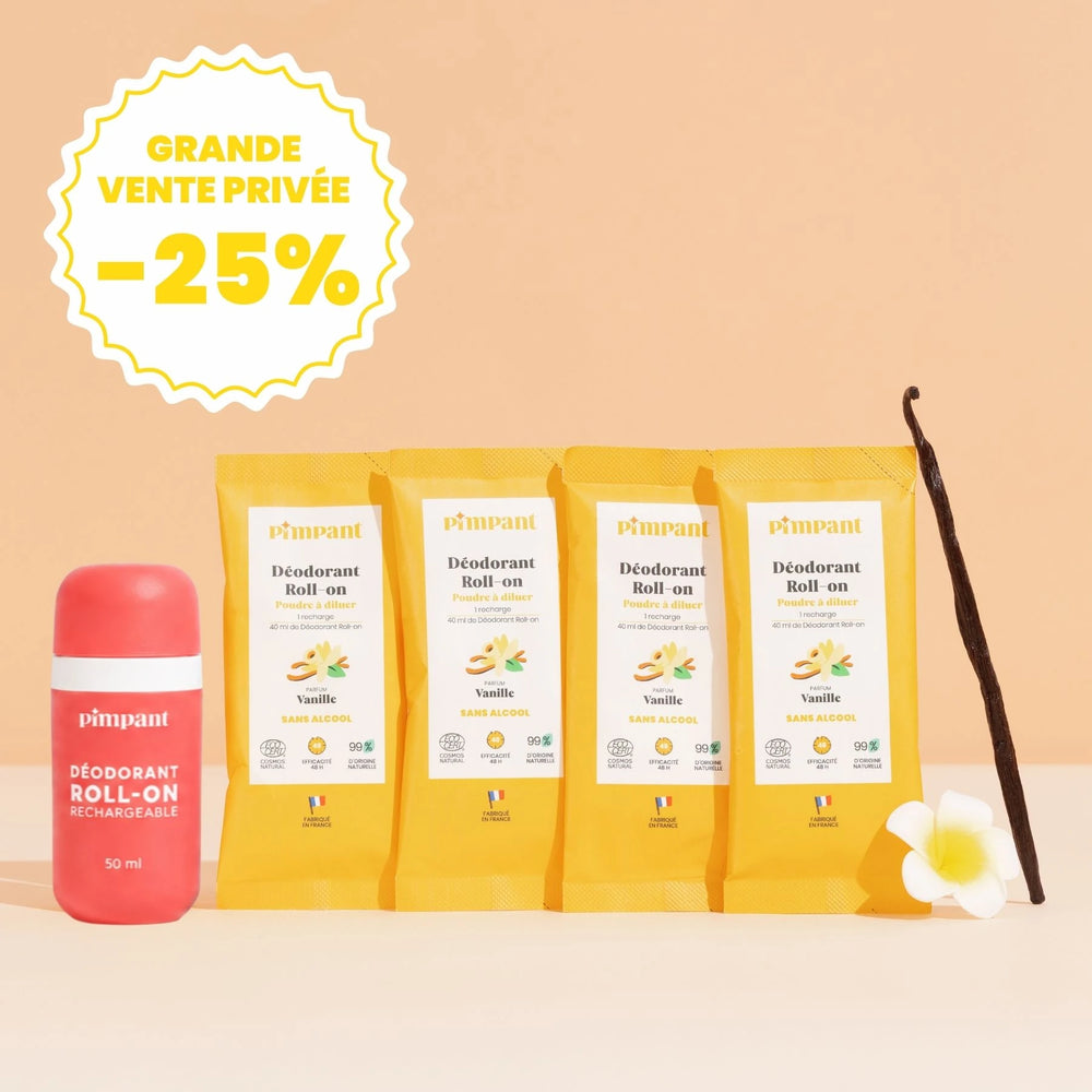 Pack Déodorant Roll-On Vanille