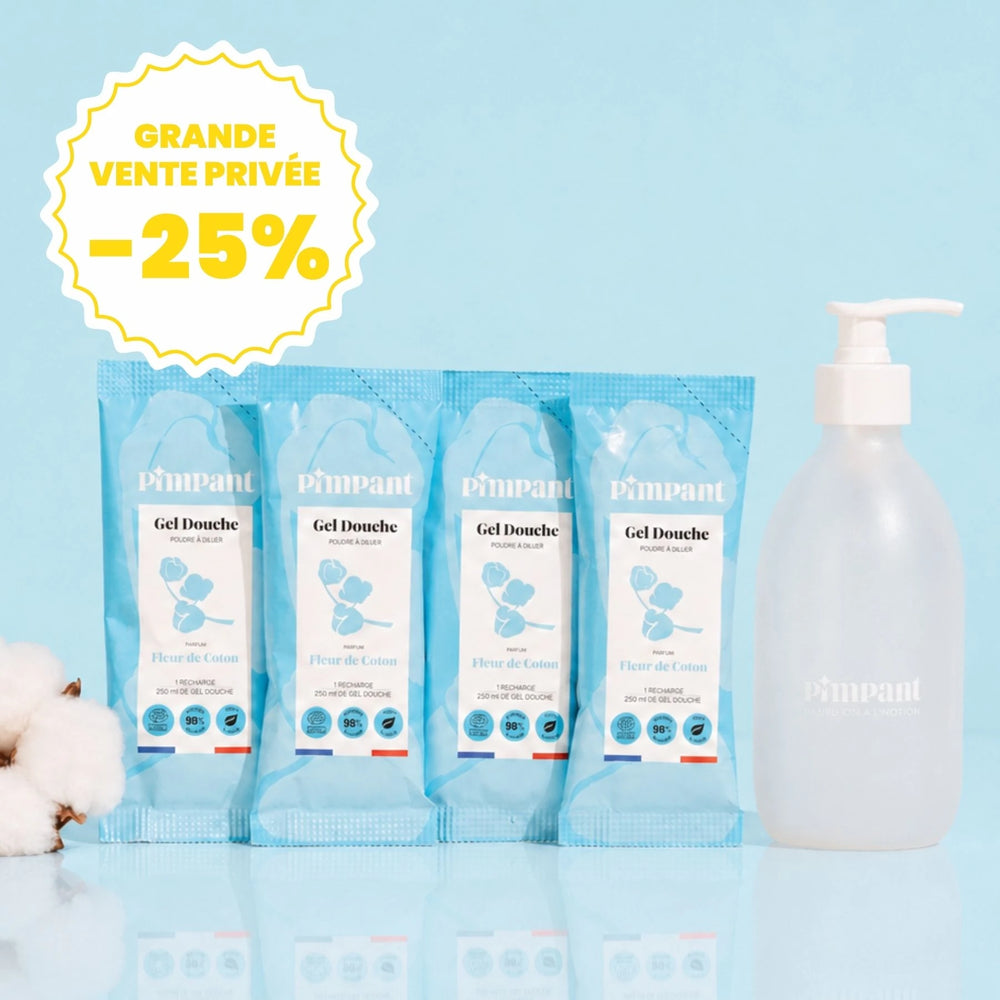 Pack Gel Douche Fleur de Coton