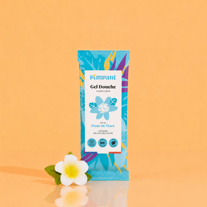 1 Recharge Gel Douche Fleur de Tiaré Offerte