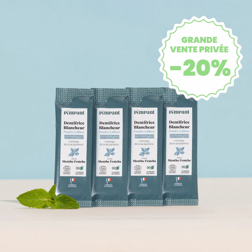 Recharges Dentifrice Blancheur x4 (NOUVELLE FORMULE)
