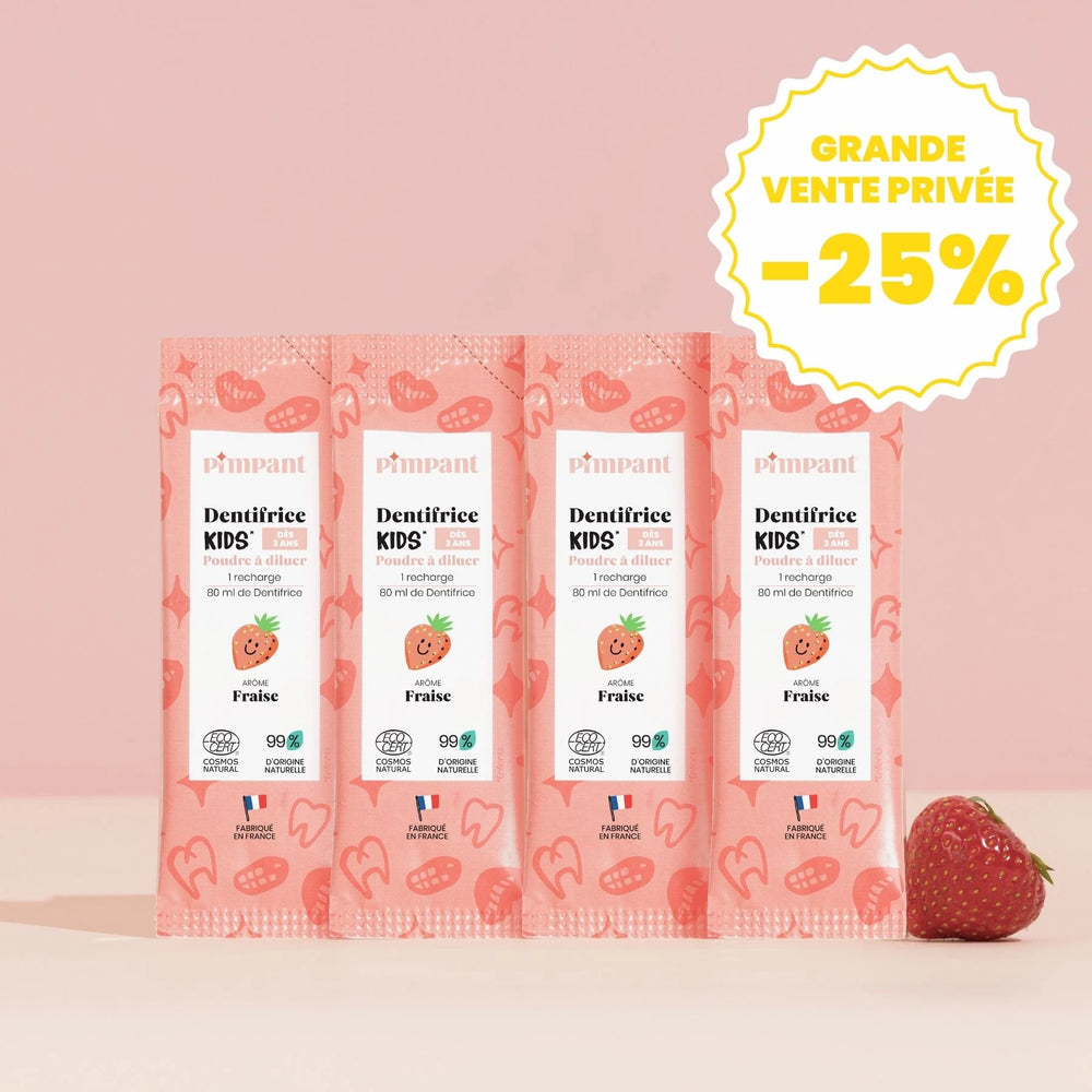 Recharges Dentifrice Kids Fraise (x4)