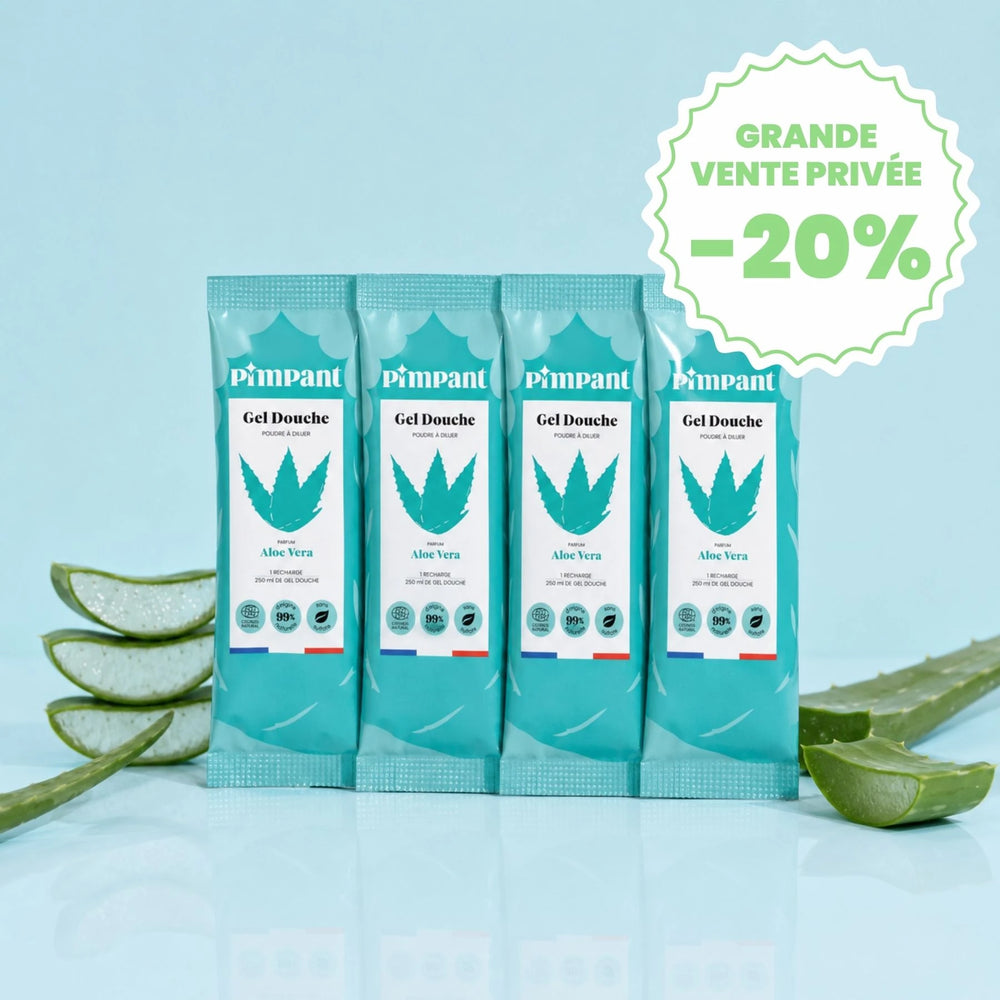 Recharges Gel Douche Aloe Vera (x4)