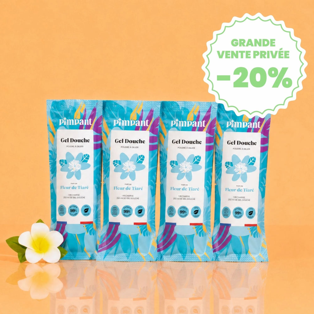 Recharges Gel Douche Fleur de Tiaré (x4)