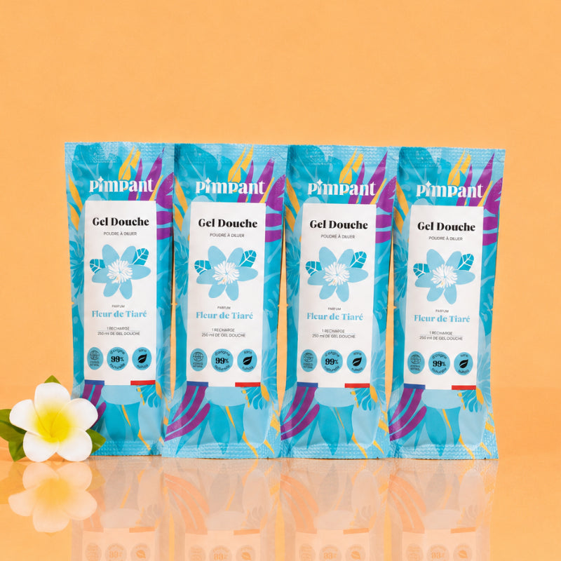 Recharges Gel Douche Fleur de Tiaré (x4)