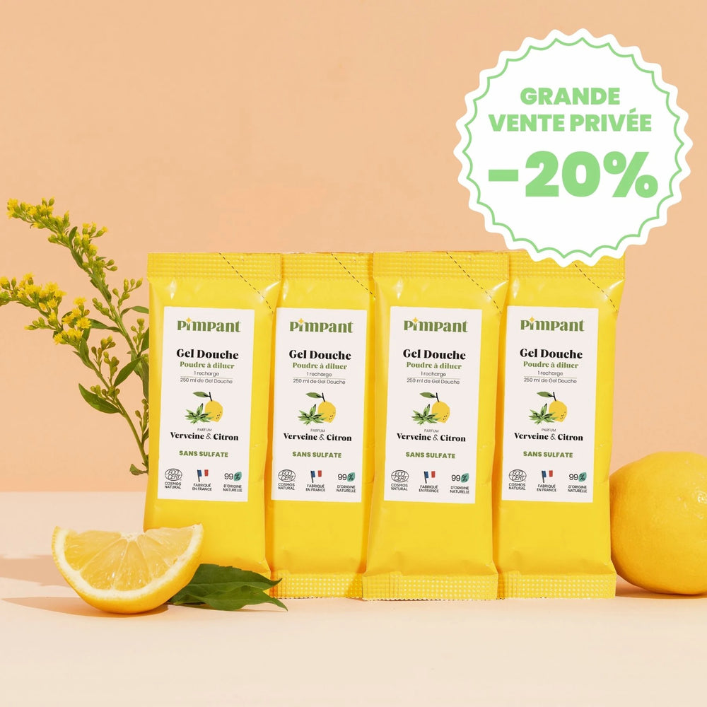 Recharges Gel Douche Verveine Citron (x4)