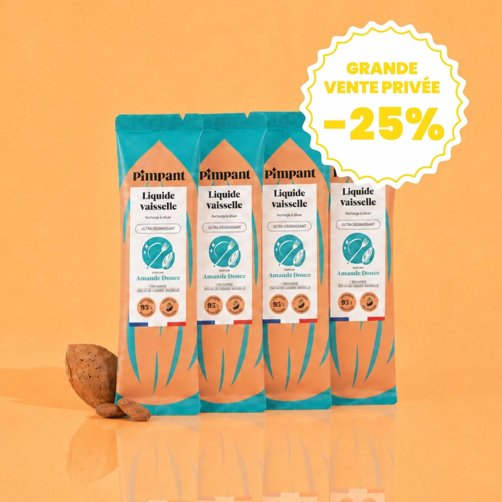 Recharges Liquide Vaisselle Amande Douce (x4)