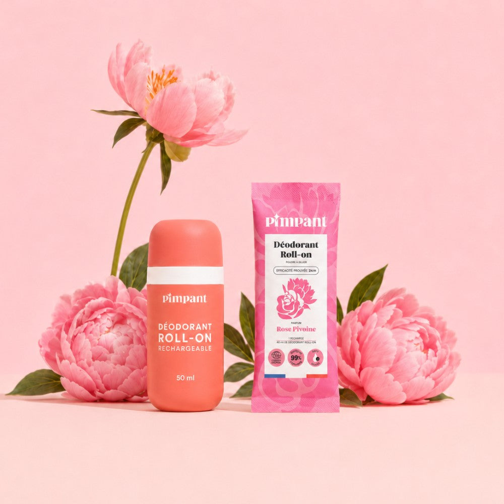 Kit Déodorant Roll-On Rose-Pivoine