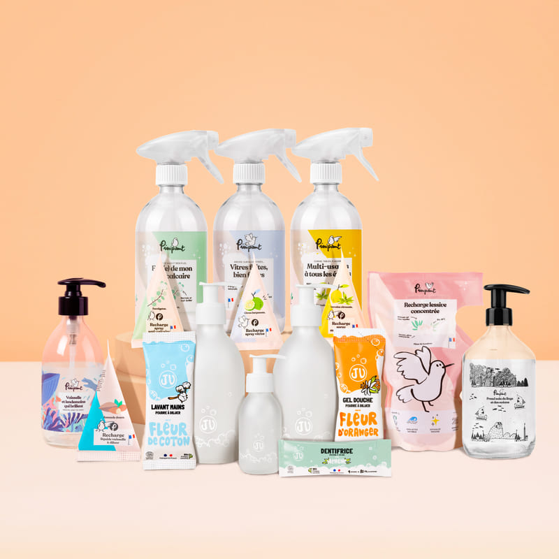 Kit découverte de produits rechargeables du quotidien