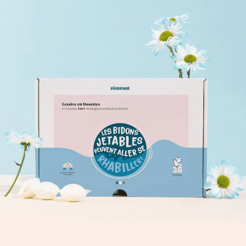 Lessive en dosettes poudre Pimpant