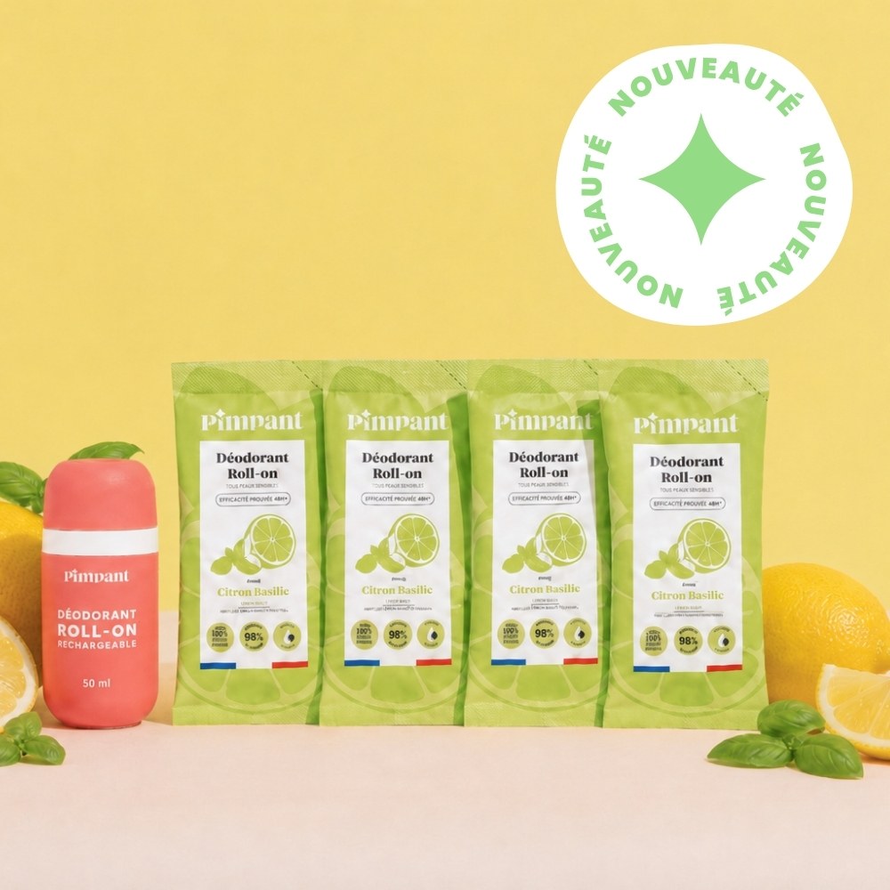 Pack Déodorant Roll-On Citron-Basilic