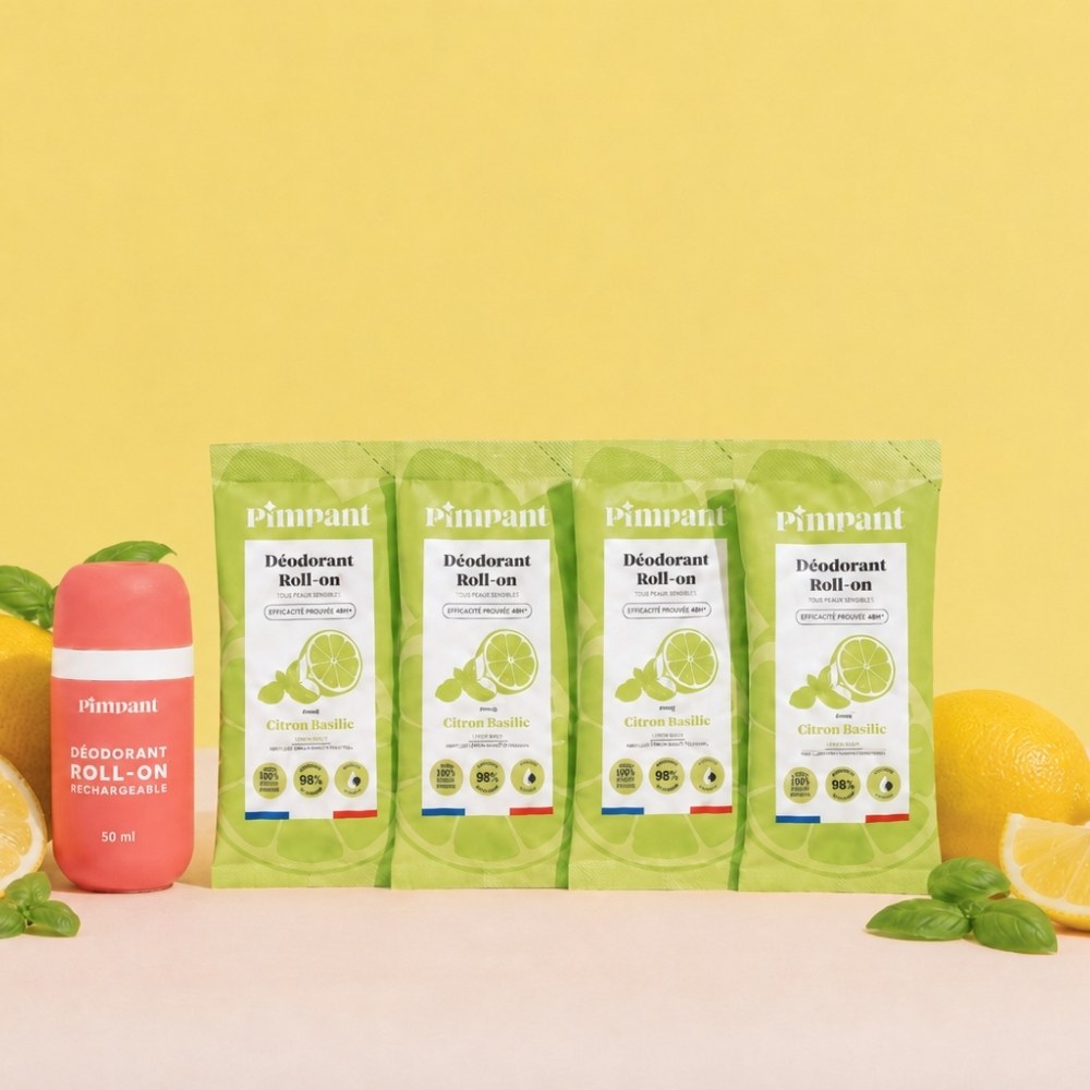Pack Déodorant Roll-On Citron-Basilic