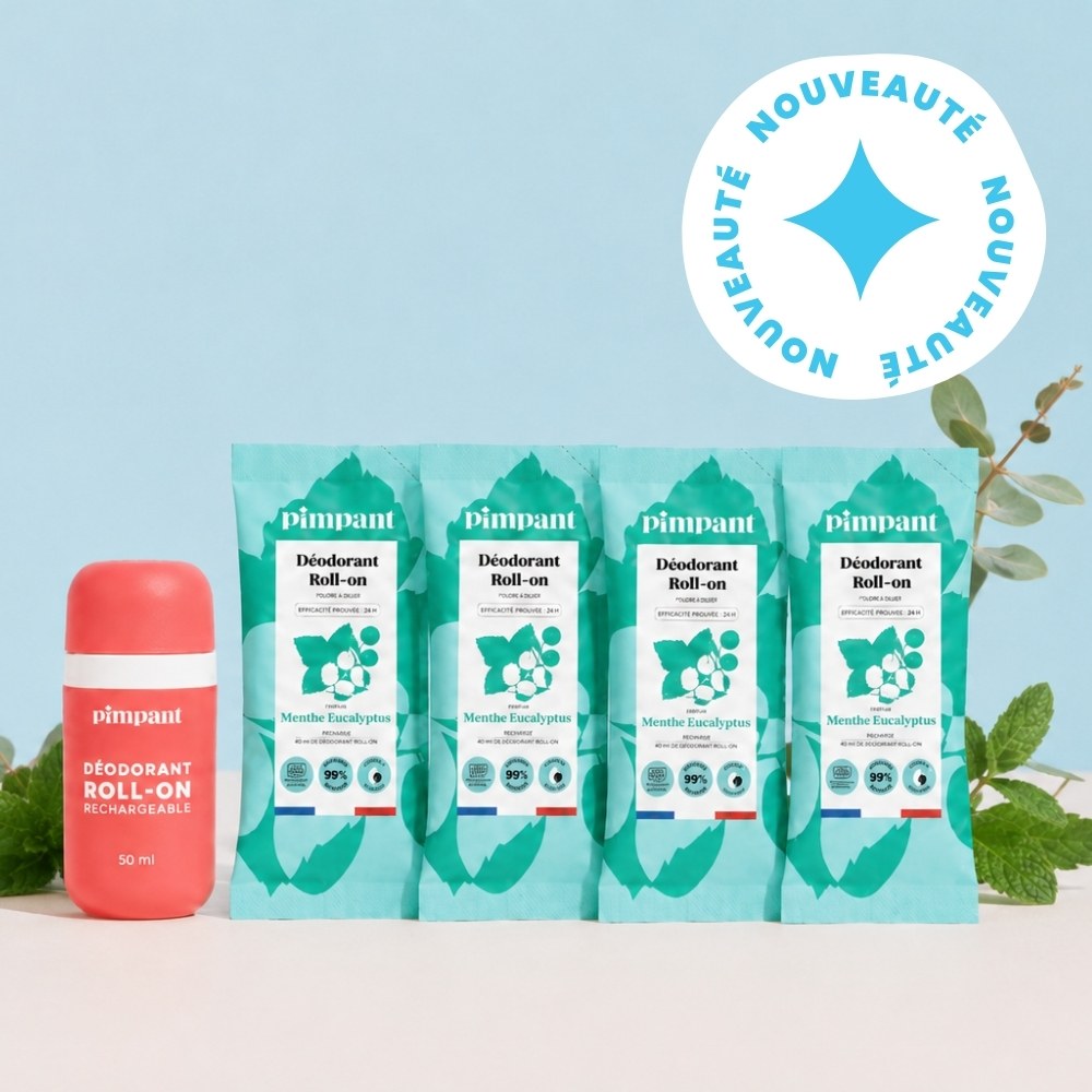 Pack Déodorant Roll-On Menthe Eucalyptus