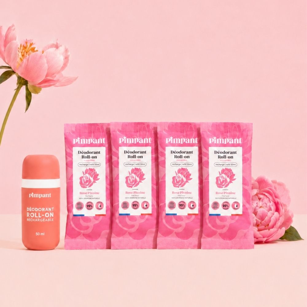 Pack Déodorant Roll-On Rose-Pivoine