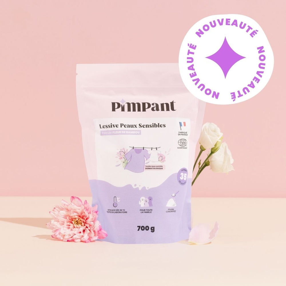 Recharge Lessive Peaux Sensibles Pimpant Parfum Fleur de Bambou