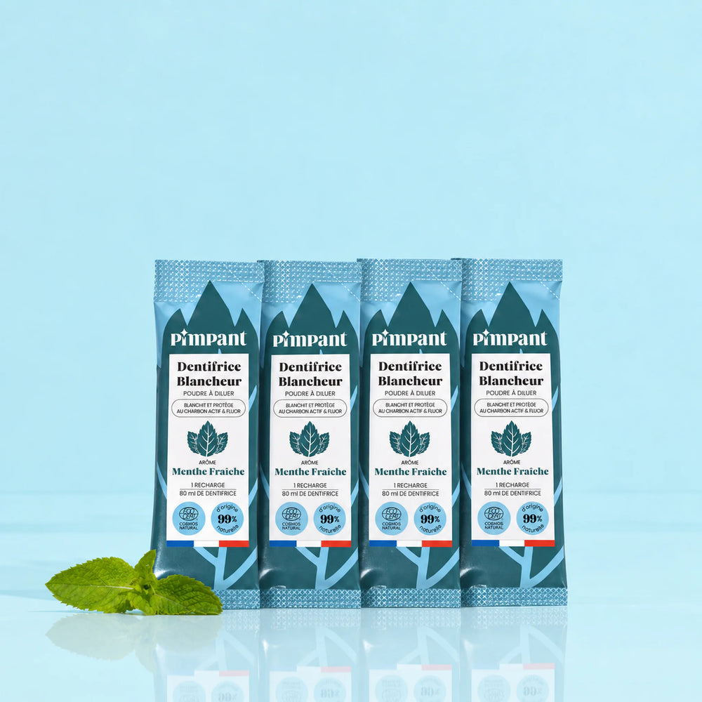 Recharges Dentifrice Blancheur x4 (NOUVELLE FORMULE)