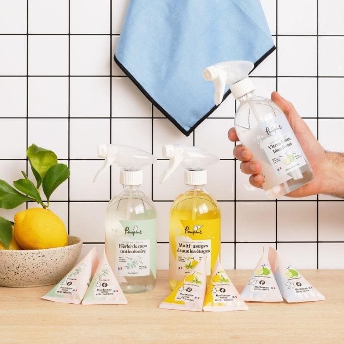 Sprays ménagers rechargeables Pimpant